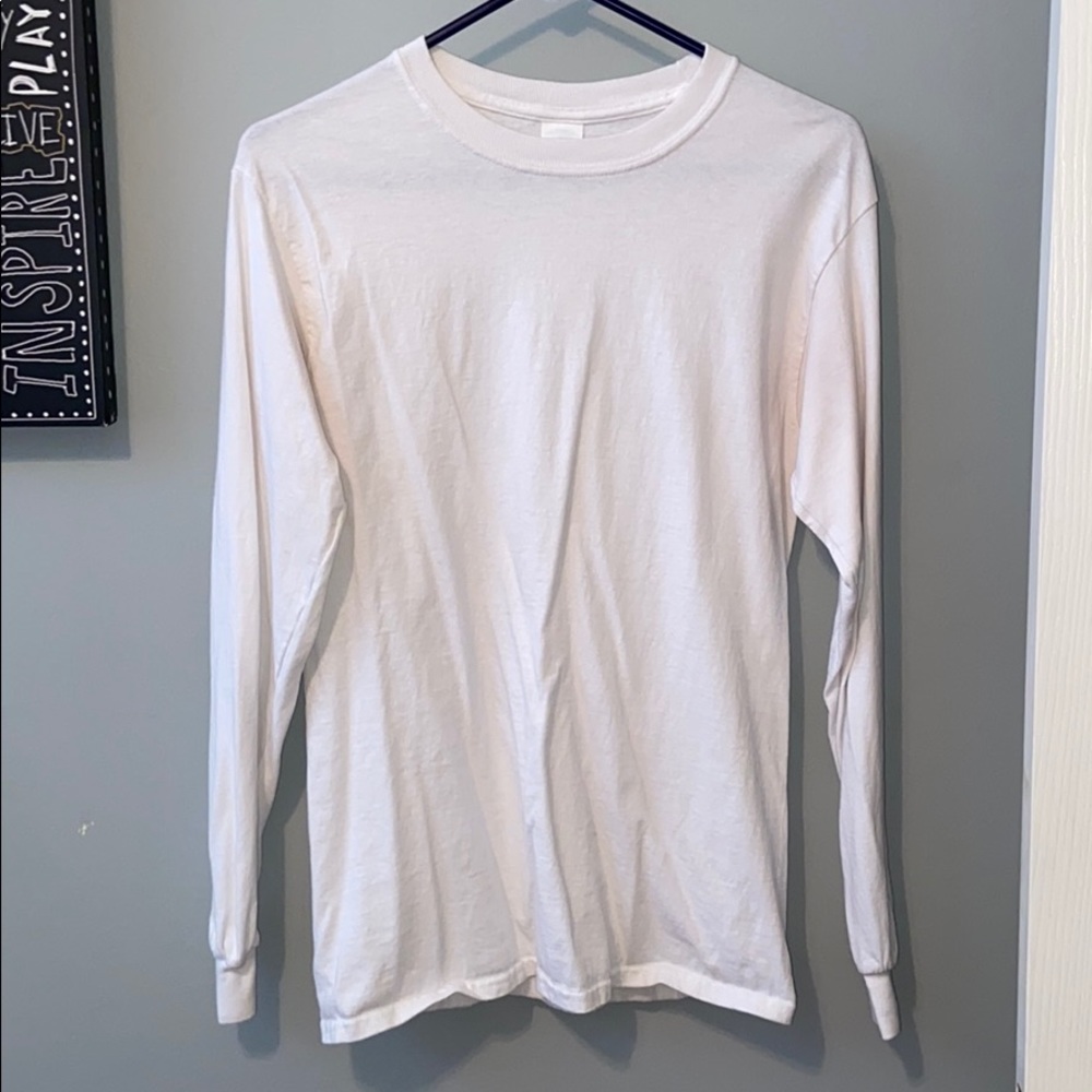 Plain White Long Sleeve Shirt